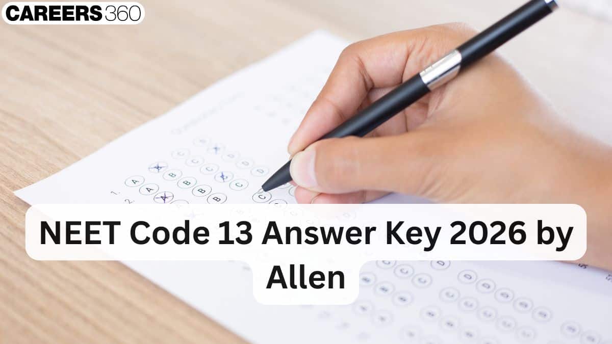 NEET Code 13 Answer Key 2026 by Allen: Download PDF Here